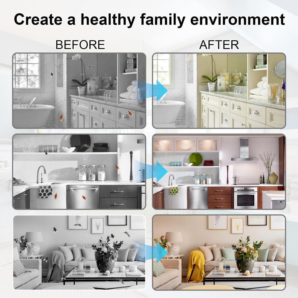 Jueyu Ultrasonic Home Mosquito, Cockroach, And Mouse Repellent Plug-in Smart Nightlight Insect Repeller