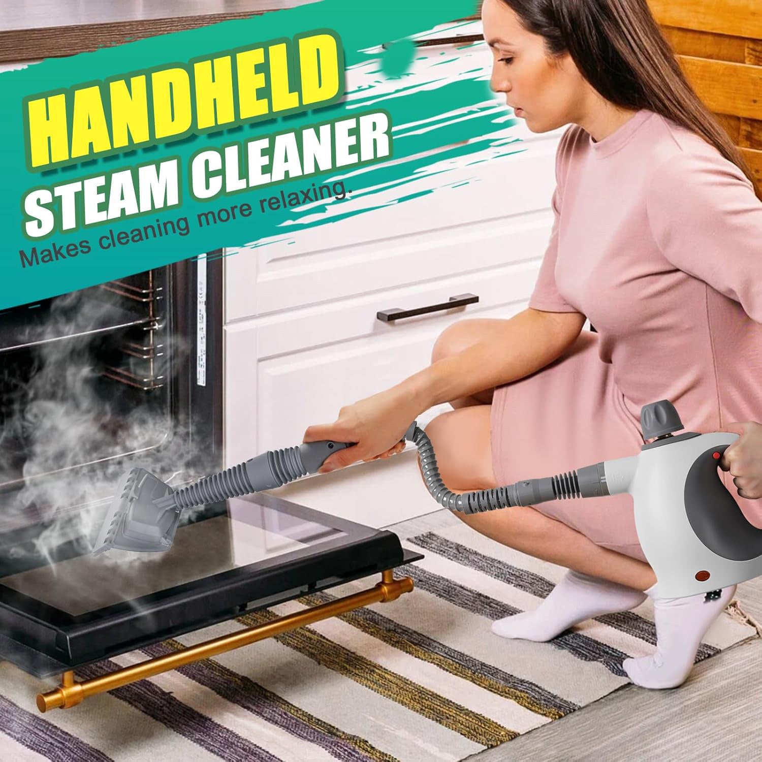 Handheld Steam Cleaner With Safety Lock