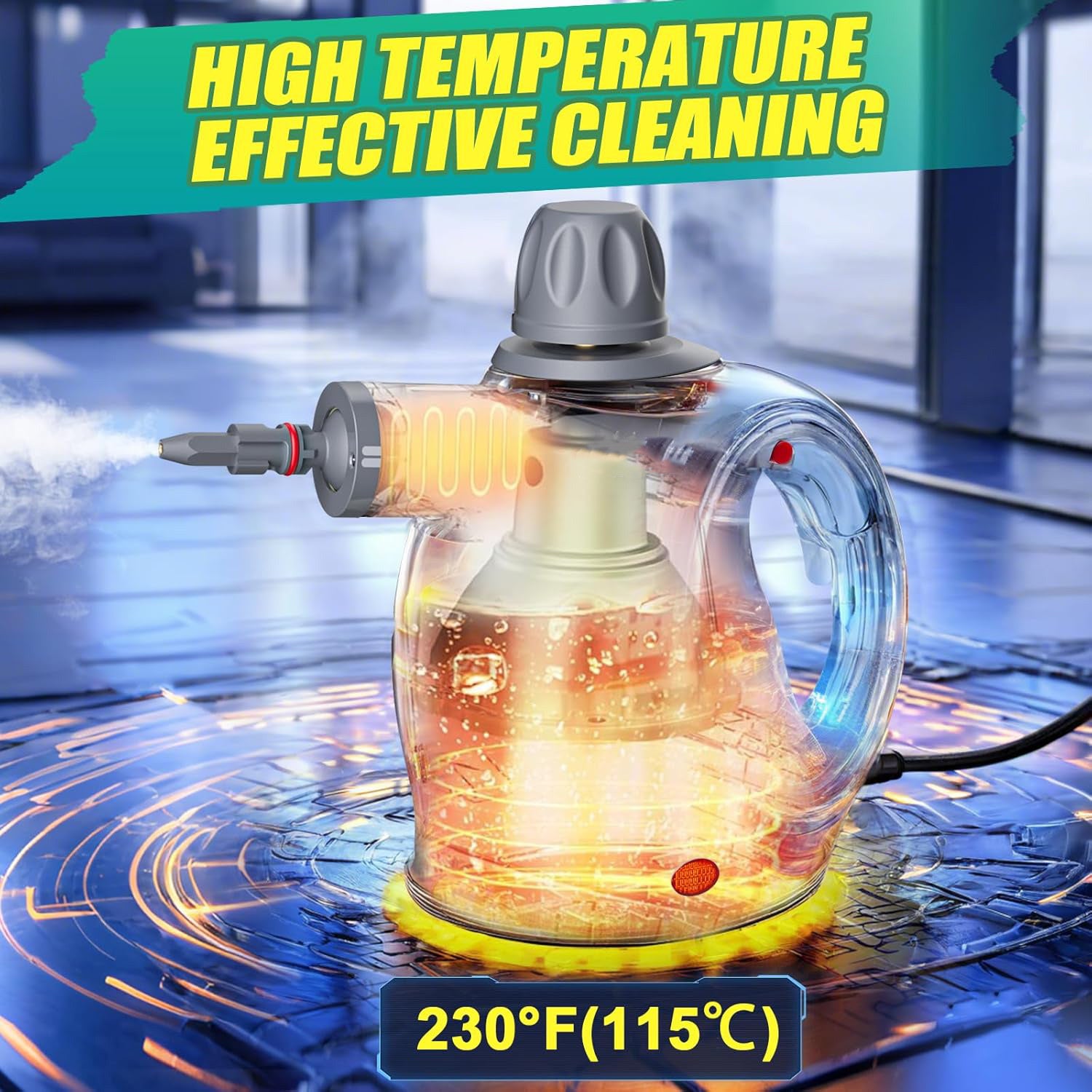 Handheld Steam Cleaner With Safety Lock