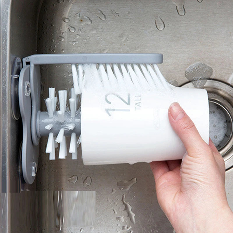 Suction Cup Sink Brush