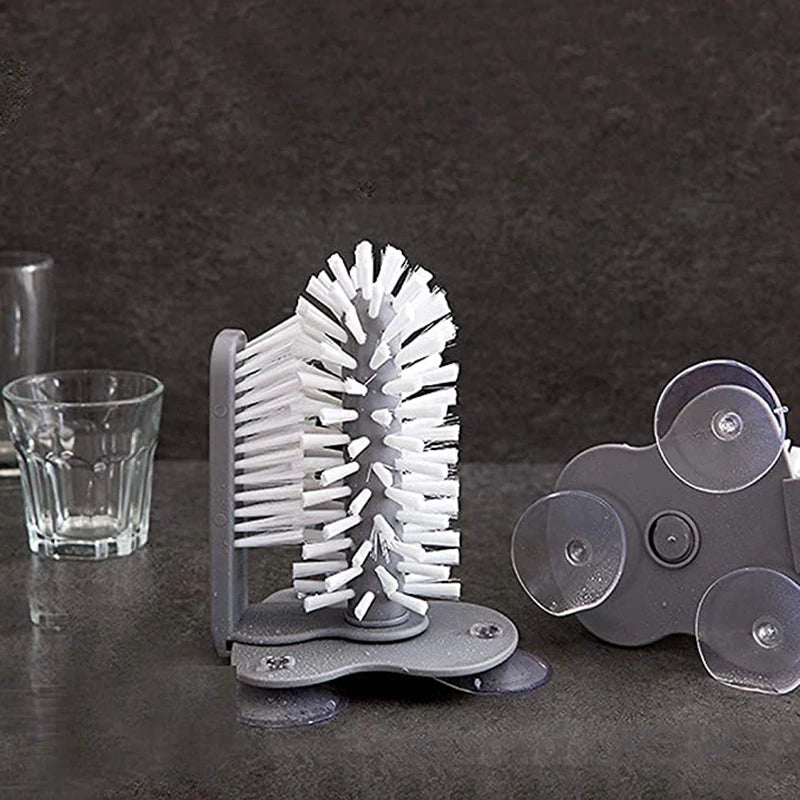 Suction Cup Sink Brush
