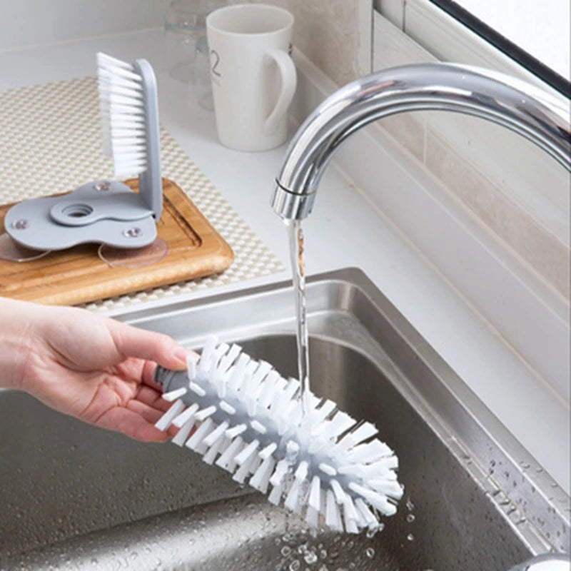 Suction Cup Sink Brush