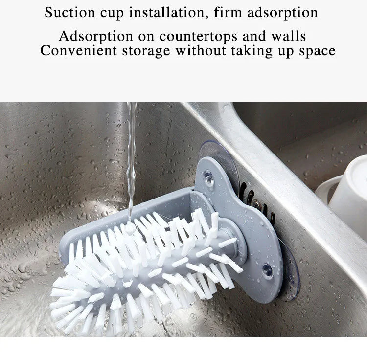 Suction Cup Sink Brush