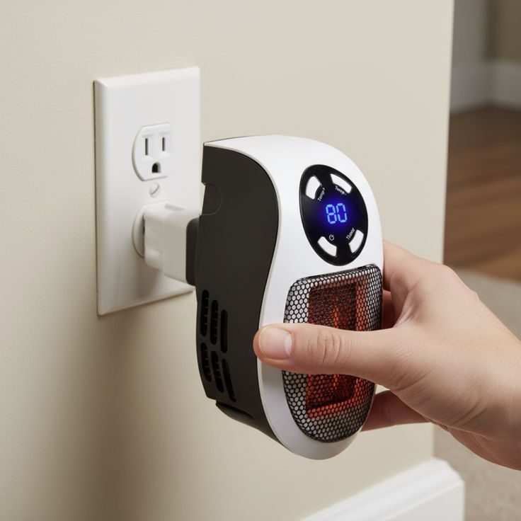 Electric Mini Plug-In Socket Heater