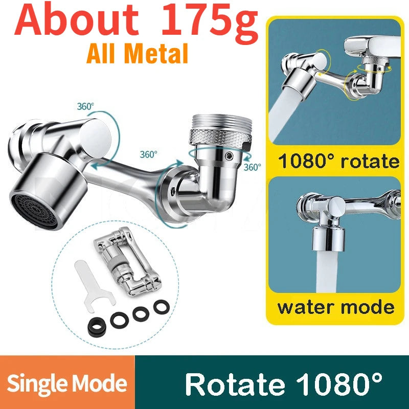 1080° Faucet Extension Nozzle