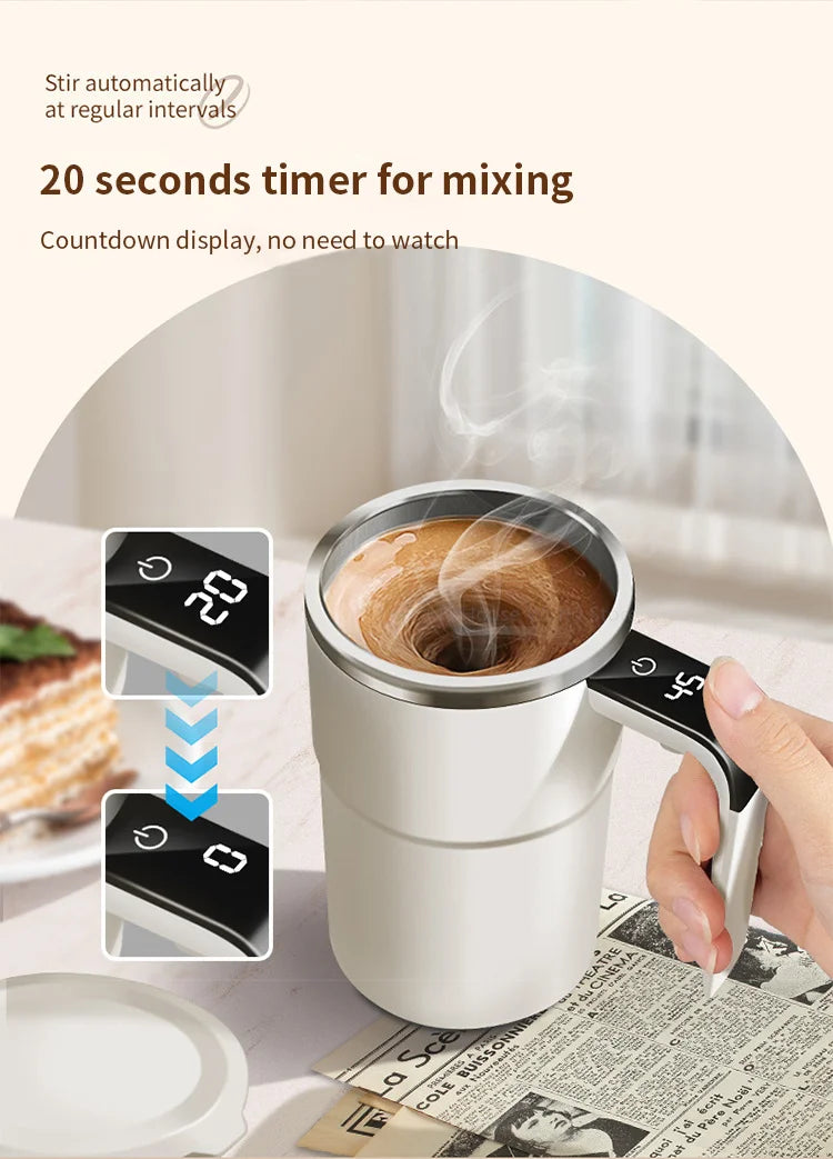 Magnetic Self-Stirring Mug
