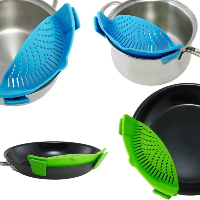 Silicone Clip-On Strainer
