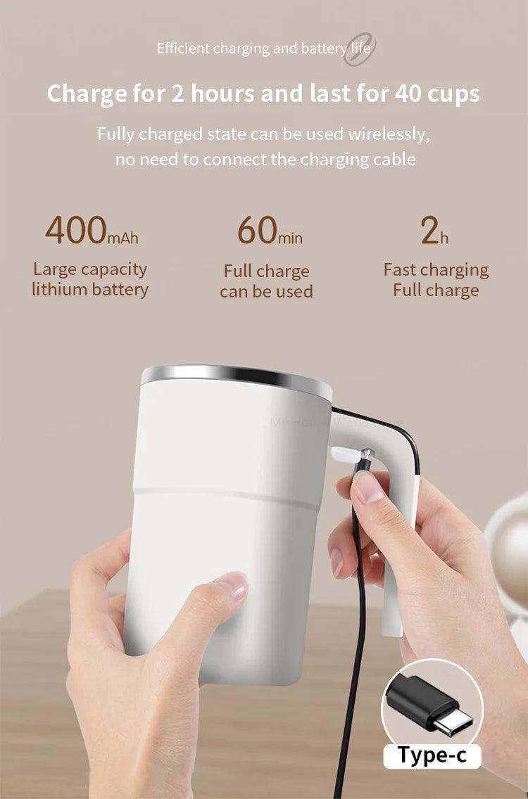 Magnetic Self-Stirring Mug