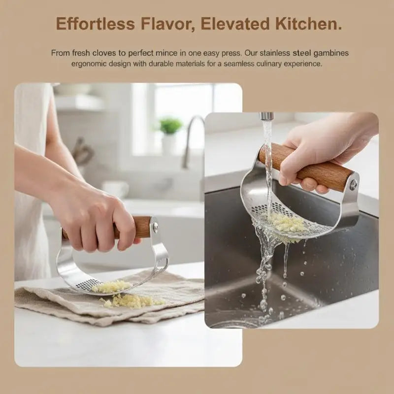 Precision Garlic Press Rocker