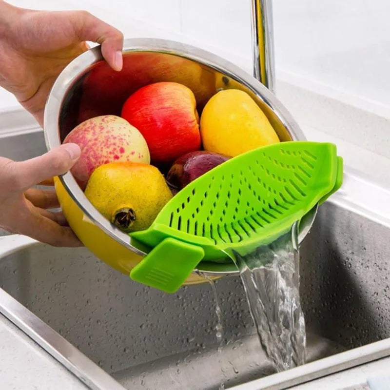 Silicone Clip-On Strainer