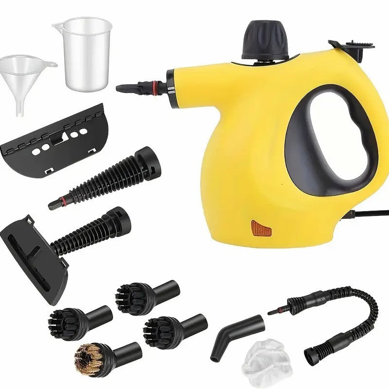 Handheld Multi-Surface Pressurized Steam Cleaner With 12 Accessories, Water Tank Multi-Purpose Steam Generator For Home Use, Natural Steam Cleaning Tiles, Floors, Bathrooms, Windows, Interior Decorati