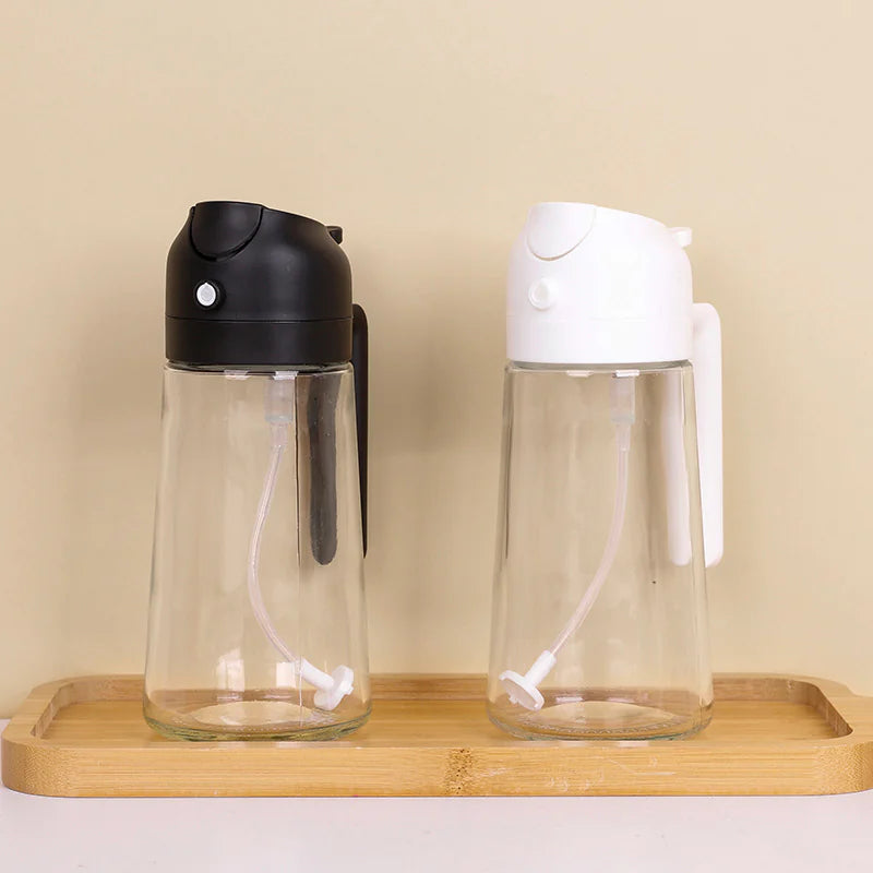 2 in 1 Olive Oil Dispenser Bottle for Kitchen