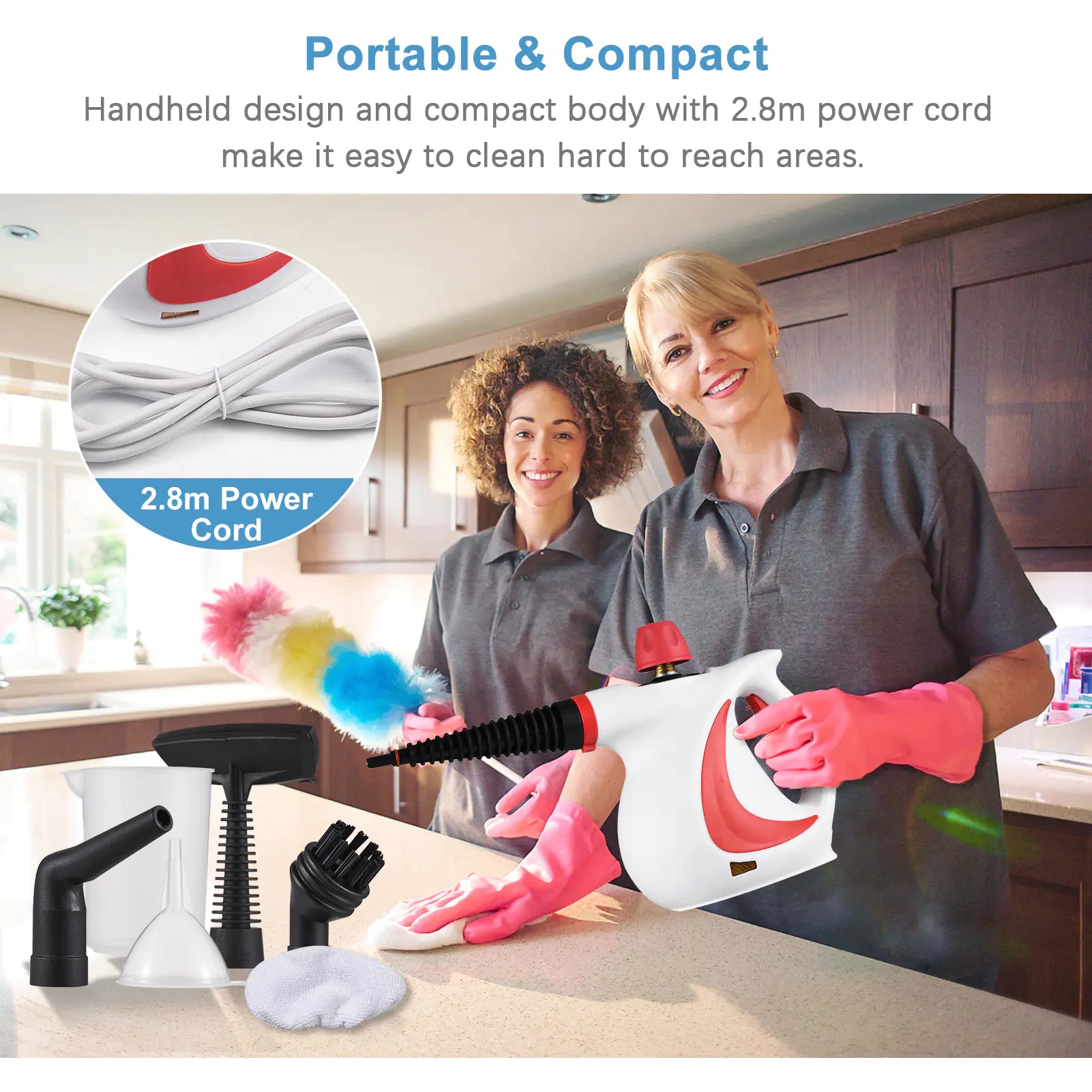 Multi-Purpose Handheld Steam Cleaner